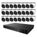 Комплект IP-відеонагляду на 24 камери TVT IP-Video Kit 24x6Mp (T): 24 купольних 6Mp відеокамер + 32-канальний 12Mp відеореєстратор