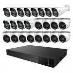 Комплект IP-відеонагляду на 24 камери TVT IP-Video Kit 24x6Mp (T/B): 12 купольних 6Mp відеокамер + 12 циліндричних 6Mp відеокамер + 32-канальний 12Mp відеореєстратор