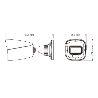 IP-відеокамера 4Mp TVT TD-9441C4(PE/WR1) Full Color f=2.8mm з мікрофоном