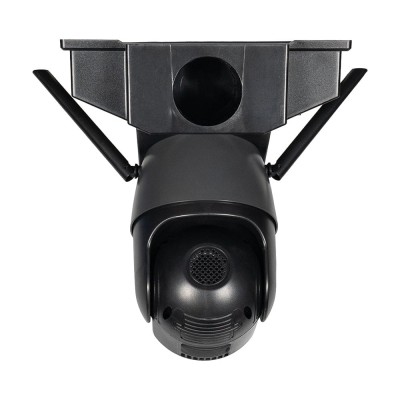 IP PTZ-відеокамера автономна з WiFi, прожектором та сонячною панеллю 3Mp+3Mp+3Mp Light Vision VLC-1030WIA10ZL/2C (Lamp+Solar) f=4mm, на акумуляторних батареях