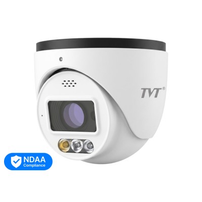 IP-відеокамера 4Mp TVT TD-9545C4-A-PA(PE/AW3) White f=2.8mm, ІЧ+LED-підсвічування, з мікрофоном