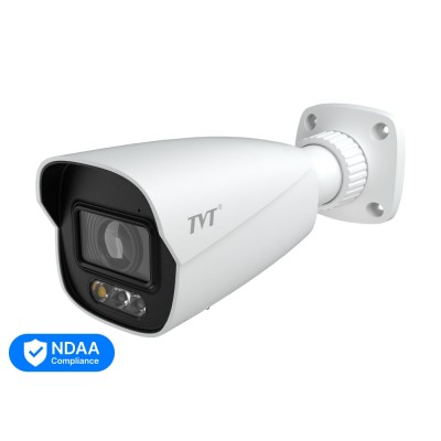 IP-видеокамера 4MP TVT TD-9442C4-A-PA(PE/AW3) White f=2.8mm, ИК+LED-подсветка, с микрофоном IP-видеокамера 4MP TVT TD-9442C4-A-PA(PE/AW3) White f=2.8mm, ИК+LED-подсветка, с микрофоном