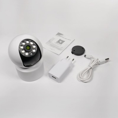 IP-відеокамера поворотна з WiFi 5Mp Light Vision VLC-5156ID f=3.6mm, ІЧ+LED-підсвічування, з мікрофоном