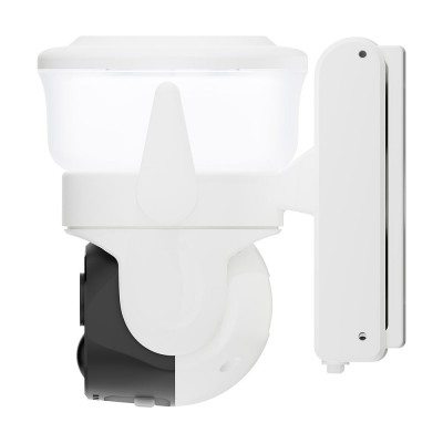 IP PTZ-відеокамера автономна з WiFi, прожектором та сонячною панеллю 3Mp Light Vision VLC-6103WLS White (Lamp+Solar) (CareCam Pro) f=3.6mm, на акумуляторних батареях