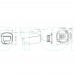 IP-видеокамера 4MP TVT TD-9442C4-A-PA(PE/AW3) White f=2.8mm, ИК+LED-подсветка, с микрофоном