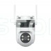 IP PTZ-відеокамера з WiFi 4Mp+4Mp Light Vision VLC-9304WI/2C (Tuya) f=4mm, ІЧ+LED-підсвічування, з мікрофоном