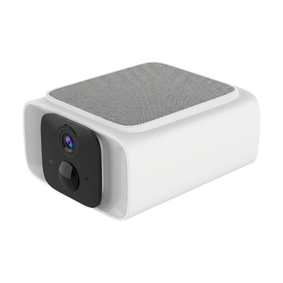 Автономна WiFi 2.4/5GHz IP-відеокамера з сонячною панеллю 5Mp Light Vision VLC-05IB-Solar (Tuya) White, f=2.8mm, на акумуляторних батареях 6000mAh