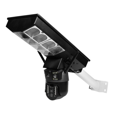 IP PTZ-відеокамера автономна з WiFi, прожектором та сонячною панеллю 3Mp+3Mp+3Mp Light Vision VLC-1030WIA10ZL/2C (Lamp+Solar) f=4mm, на акумуляторних батареях
