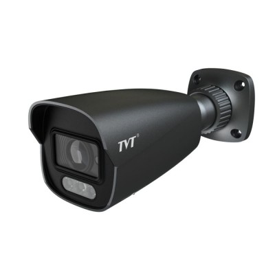 IP-видеокамера 6Mp TVT TD-9462E4(D/PE/AW3) Black f=2.8mm, ИК+LED-подсветка, с микрофоном IP-видеокамера 6Mp TVT TD-9462E4(D/PE/AW3) Black f=2.8mm, ИК+LED-подсветка, с микрофоном