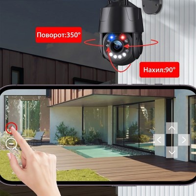 IP PTZ-відеокамера з WiFi 8Mp Light Vision VLC-9808-PTZ20(CamHi) f=4.7-94mm 20x, з мікрофоном