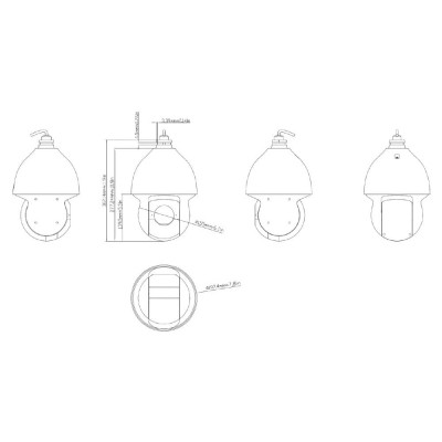 IP PTZ-відеокамера 4Mp TVT TD-8543IE3N(PE/40M/AR36) f=4.5-180mm 40x IP PTZ-відеокамера 4Mp TVT TD-8543IE3N(PE/40M/AR36) f=4.5-180mm 40x