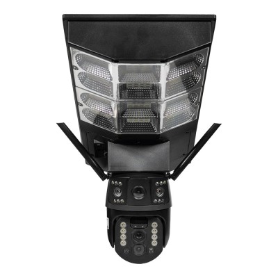 IP PTZ-відеокамера автономна з WiFi, прожектором та сонячною панеллю 3Mp+3Mp+3Mp Light Vision VLC-1030WIA10ZL/2C (Lamp+Solar) f=4mm, на акумуляторних батареях