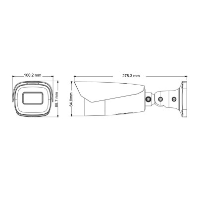 IP-відеокамера 4Mp TVT TD-9443A3BH-A-LR (D/AZ/PE/AR7) f=8-32mm з розпізнаванням номерів