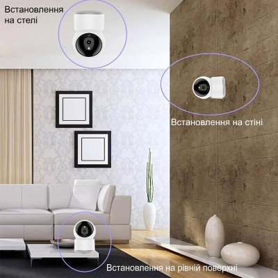 IP-відеокамера поворотна з WiFi 2.4/5GHz 4Mp Light Vision VLC-6204S(Tuya) f=3.6mm, ІЧ+LED-підсвічування, з мікрофоном IP-відеокамера поворотна з WiFi 2.4/5GHz 4Mp Light Vision VLC-6204S(Tuya) f=3.6mm, ІЧ+LED-підсвічування, з мікрофоном