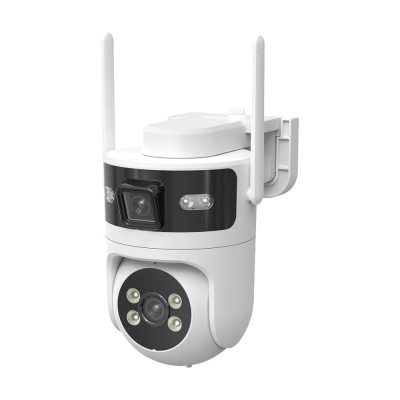 IP PTZ-відеокамера з WiFi 4Mp+4Mp Light Vision VLC-9304WI/2C (Tuya) f=4mm, ІЧ+LED-підсвічування, з мікрофоном