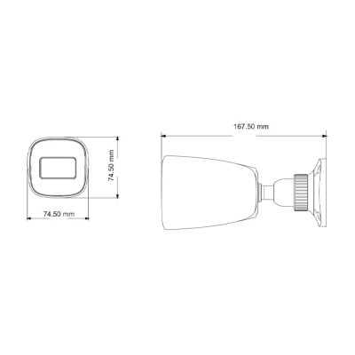 IP-відеокамера 2Mp TVT TD-9421S3BL (D/PE/AR1) f=2.8mm