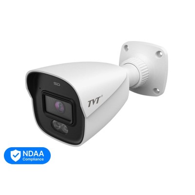IP-видеокамера 4MP TVT TD-9441S4L-A(D/PE/AW1) White f=2.8mm, ИК+LED-подсветка, с микрофоном IP-видеокамера 4MP TVT TD-9441S4L-A(D/PE/AW1) White f=2.8mm, ИК+LED-подсветка, с микрофоном