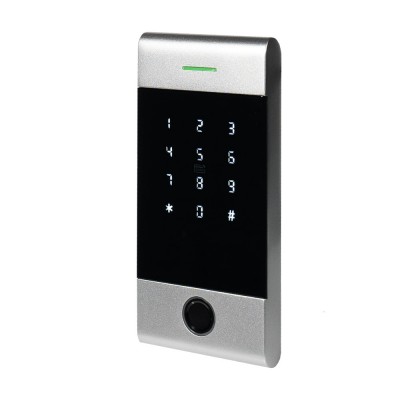 Клавиатура с Bluetooth, с контроллером, считывателем отпечатков пальцев и карт Mifare Trinix TRK-1206BTFW Silver