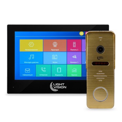 Комплект відеодомофона Light Vision: домофон 7 Комплект відеодомофона Light Vision: домофон 7