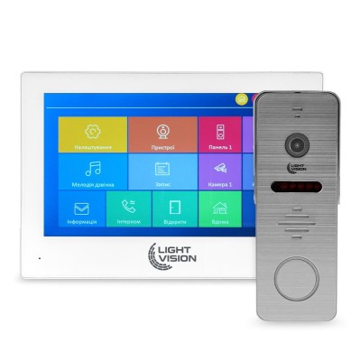 Комплект відеодомофона Light Vision: домофон 7 Комплект відеодомофона Light Vision: домофон 7