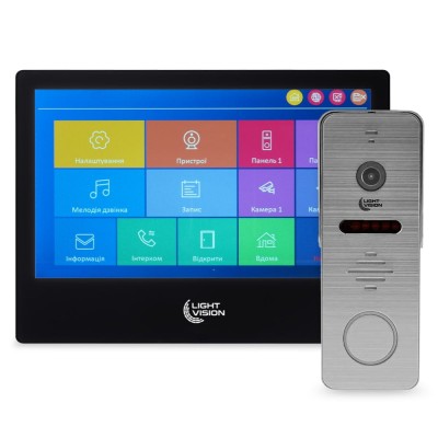 Комплект відеодомофона Light Vision: домофон 10 Комплект відеодомофона Light Vision: домофон 10