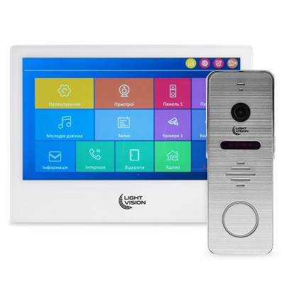 Комплект відеодомофона Light Vision: домофон 10 Комплект відеодомофона Light Vision: домофон 10