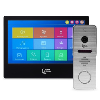 Комплект відеодомофона Light Vision: домофон 10 Комплект відеодомофона Light Vision: домофон 10