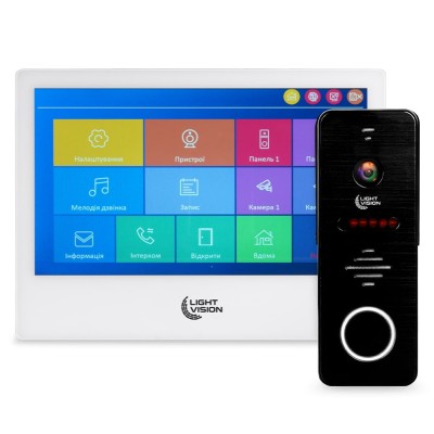 Комплект відеодомофона Light Vision: домофон 10 Комплект відеодомофона Light Vision: домофон 10