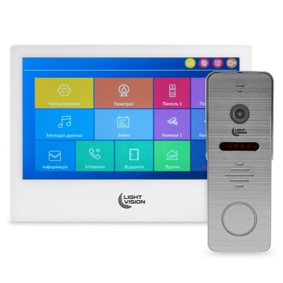 Комплект відеодомофона Light Vision: домофон 10 Комплект відеодомофона Light Vision: домофон 10
