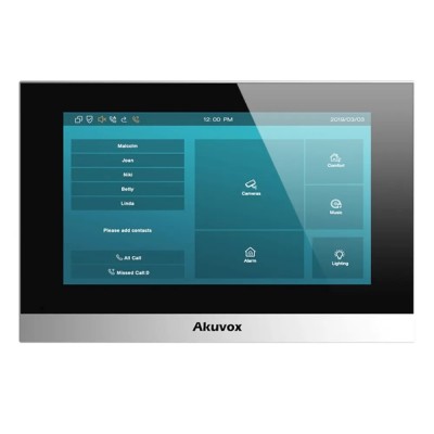 Комплект IP-відеодомофона Akuvox: домофон 7" C313 + відеопанель з WiFi 2Mp E12W (E12W + C313) Комплект IP-відеодомофона Akuvox: домофон 7" C313 + відеопанель з WiFi 2Mp E12W (E12W + C313)