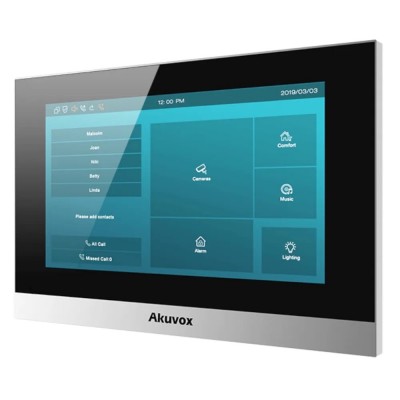 Комплект IP-відеодомофона Akuvox: домофон 7" C313 + відеопанель з WiFi 2Mp E12W (E12W + C313) Комплект IP-відеодомофона Akuvox: домофон 7" C313 + відеопанель з WiFi 2Mp E12W (E12W + C313)