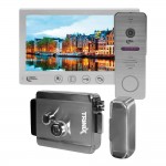 Комплект відеодомофона Light Vision з електрозамком: домофон 7