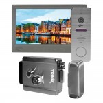 Комплект відеодомофону Light Vision з електрозамком: домофон 7