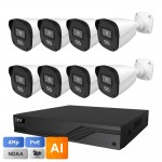 Комплект IP-відеонагляду на 8 камер TVT IP-Video Kit 8x4Mp (B) PoE: 8 циліндричних 4Mp відеокамери + 8-канальний 6Mp відеореєстратор Комплект IP-відеонагляду на 8 камер TVT IP-Video Kit 8x4Mp (B) PoE: 8 циліндричних 4Mp відеокамери + 8-канальний 6Mp відеореєстратор