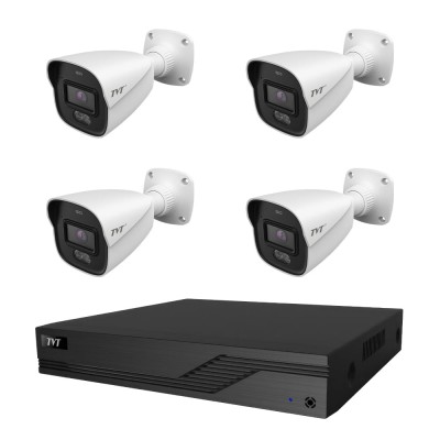 Комплект IP-видеонаблюдения на 4 камеры TVT IP-Video Kit 4x4Mp (B) PoE: 4 цилиндрические 4Mp видеокамеры + 4-канальный 6Mp видеорегистратор Комплект IP-видеонаблюдения на 4 камеры TVT IP-Video Kit 4x4Mp (B) PoE: 4 цилиндрические 4Mp видеокамеры + 4-канальный 6Mp видеорегистратор
