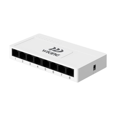 Коммутатор 8-портовый неуправляемый Wiking WK-S308 гигабитный Коммутатор 8-портовый неуправляемый Wiking WK-S308 гигабитный