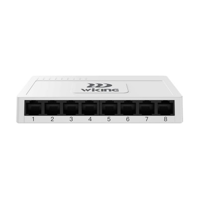 Коммутатор 8-портовый неуправляемый Wiking WK-S308 гигабитный Коммутатор 8-портовый неуправляемый Wiking WK-S308 гигабитный