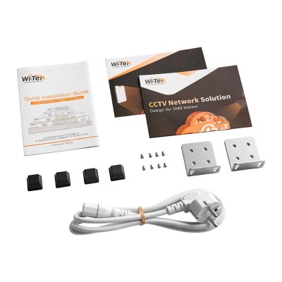 PoE-коммутатор 52-портовый управляемый Wi-Tek WI-PCES352GF гигабитный 48x1000Mbps PoE+, 4xSFP, 370W, Cloud, ONVIF PoE-коммутатор 52-портовый управляемый Wi-Tek WI-PCES352GF гигабитный 48x1000Mbps PoE+, 4xSFP, 370W, Cloud, ONVIF