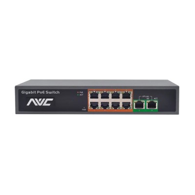 PoE-комутатор 10-портовий гігабітний NVC-1008G PoE-комутатор 10-портовий гігабітний NVC-1008G