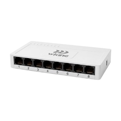 Коммутатор 8-портовый неуправляемый Wiking WK-S308 гигабитный