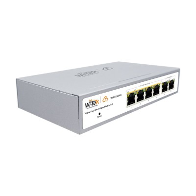 PoE-коммутатор 6-портовый управляемый Wi-Tek WI-PCES306G V2 гигабитный, 4x1000Mbps PoE+, 2x1000Mbps Uplink, 60W, Cloud, ONVIF PoE-коммутатор 6-портовый управляемый Wi-Tek WI-PCES306G V2 гигабитный, 4x1000Mbps PoE+, 2x1000Mbps Uplink, 60W, Cloud, ONVIF