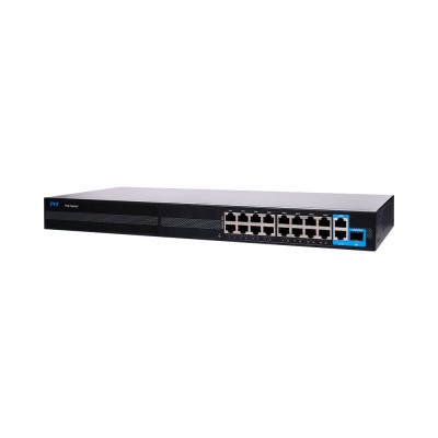 PoE-комутатор 19-портовий TVT TD-B2216S1-PGS з 16 портами PoE PoE-комутатор 19-портовий TVT TD-B2216S1-PGS з 16 портами PoE