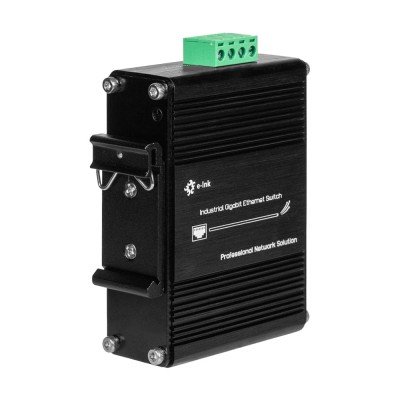 PoE-комутатор 5-портовий E-LINK LNK-IMC104GP-SFP IN 12-48V PoE-комутатор 5-портовий E-LINK LNK-IMC104GP-SFP IN 12-48V
