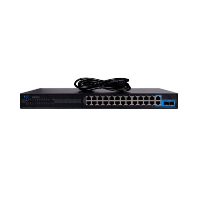 PoE-комутатор 28-портовий TVT TD-B2224S1-PGA з 24 портами PoE PoE-комутатор 28-портовий TVT TD-B2224S1-PGA з 24 портами PoE