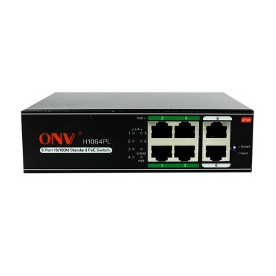 PoE-коммутатор 6-портовый ONV-H1064PL