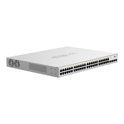 PoE-коммутатор 52-портовый управляемый Wi-Tek WI-PCES352GF гигабитный 48x1000Mbps PoE+, 4xSFP, 370W, Cloud, ONVIF PoE-коммутатор 52-портовый управляемый Wi-Tek WI-PCES352GF гигабитный 48x1000Mbps PoE+, 4xSFP, 370W, Cloud, ONVIF