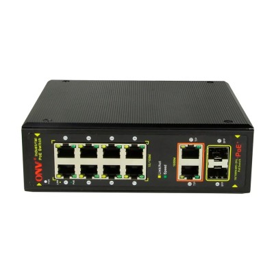 PoE-коммутатор 10-портовый ONV-IPS7108PF Combo ports