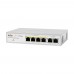 PoE-коммутатор 6-портовый управляемый Wi-Tek WI-PCES306G V2 гигабитный, 4x1000Mbps PoE+, 2x1000Mbps Uplink, 60W, Cloud, ONVIF