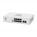 PoE-коммутатор 10-портовый неуправляемый Wiking WK-PS210 V2, 8x100Mbaps PoE, 2x100Mbps Uplink, 76W