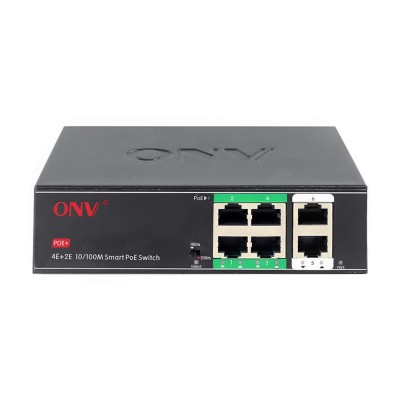 PoE-коммутатор неуправляемый 6-портовый ONV-H1064PSD с 4 портами PoE